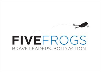 Five frogs brave leaders. Bold action.